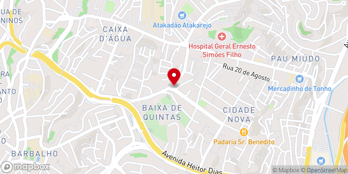 Map showing location of Paróquia Cristo Rei e São Judas Tadeu