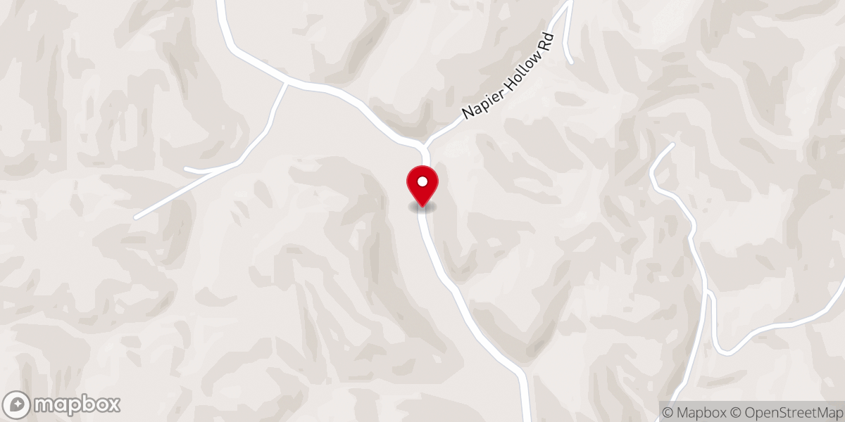Map showing location of Grays Fork Church
