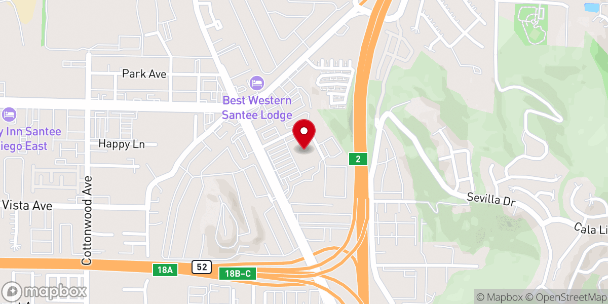 Map showing location of Sonrise Community Church