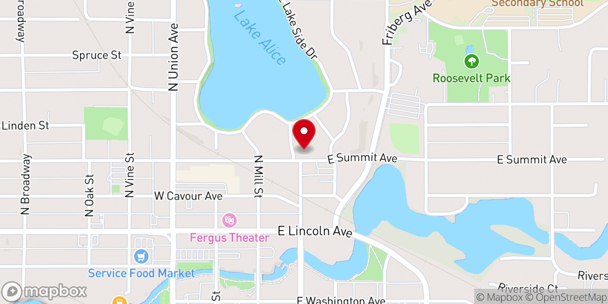 Map showing location of Matthew House