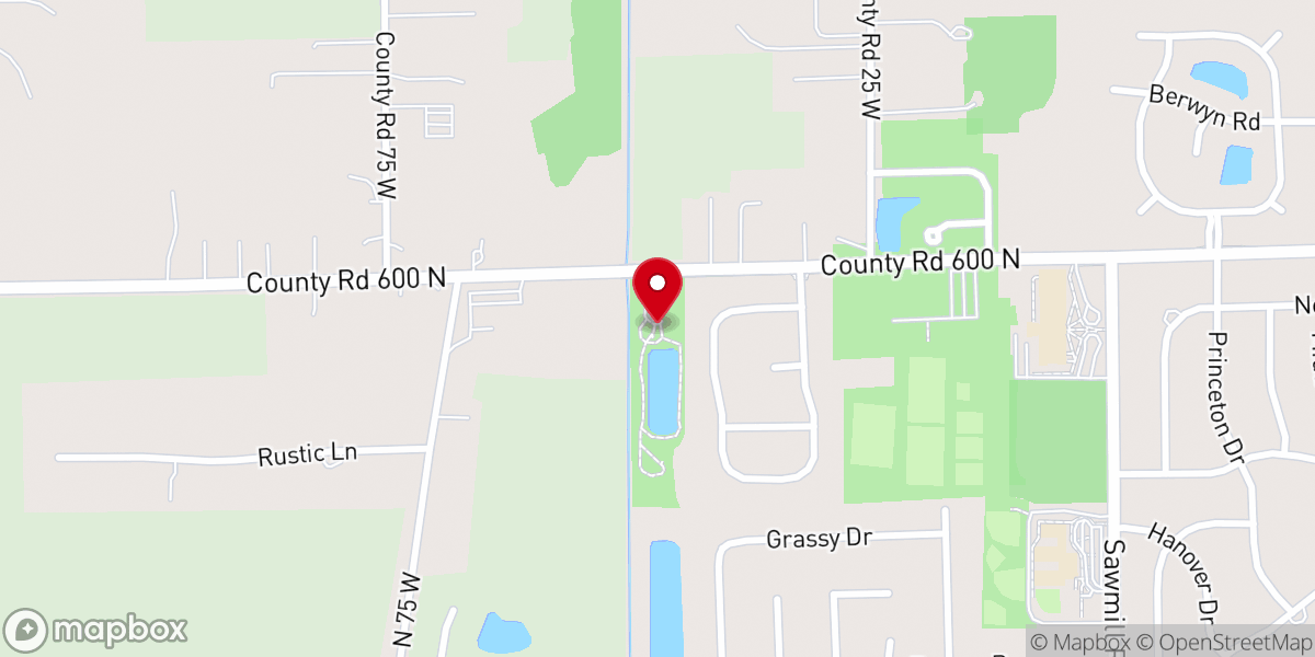 Map showing location of Proctor Park