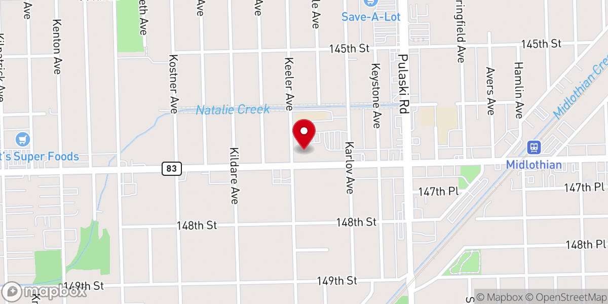 Map showing location of Saint Augustine Catholic Parish
