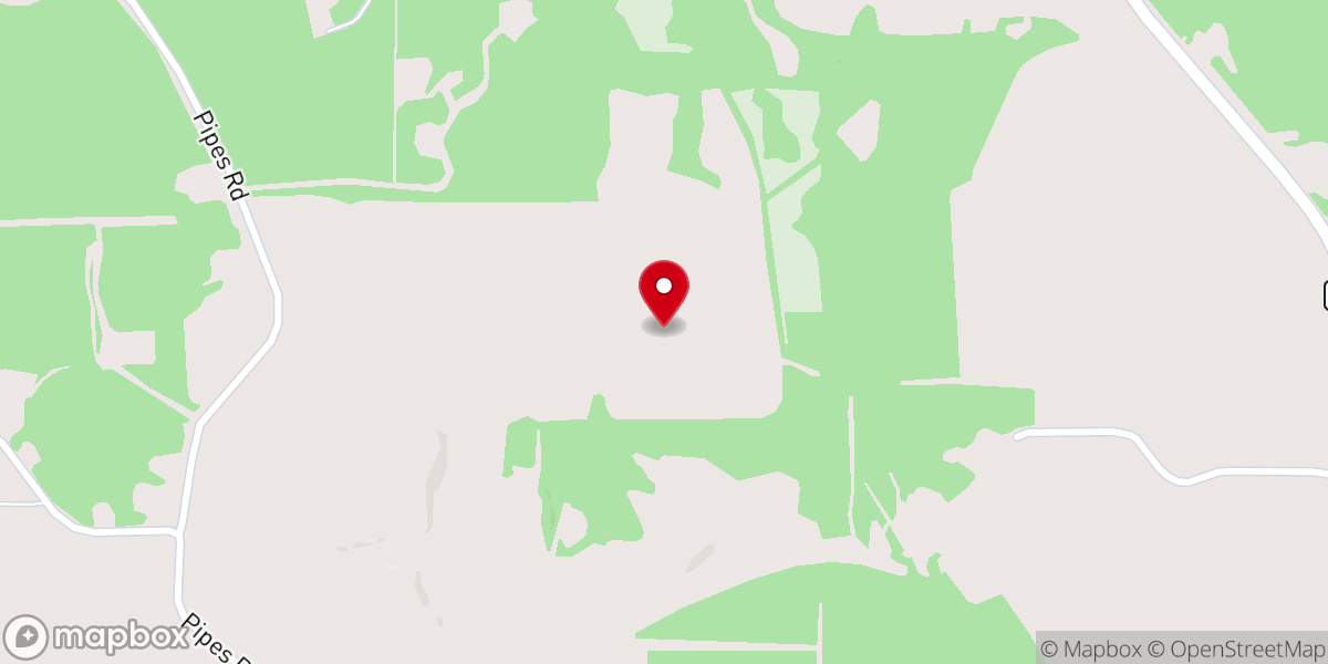Map showing location of Oaks Outreach Center
