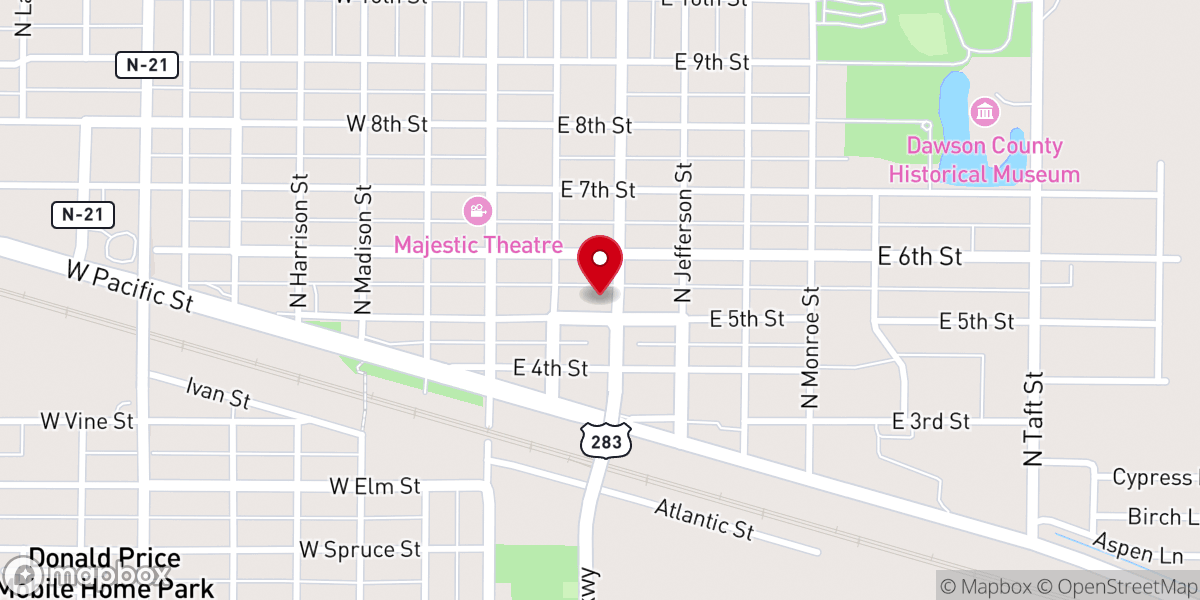 Map showing location of Iglesia deDios septimo dia