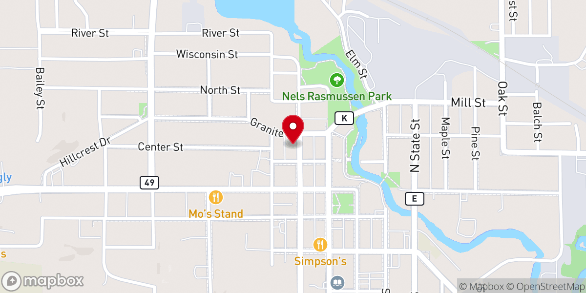 Map showing location of Weiser Graphics Etc