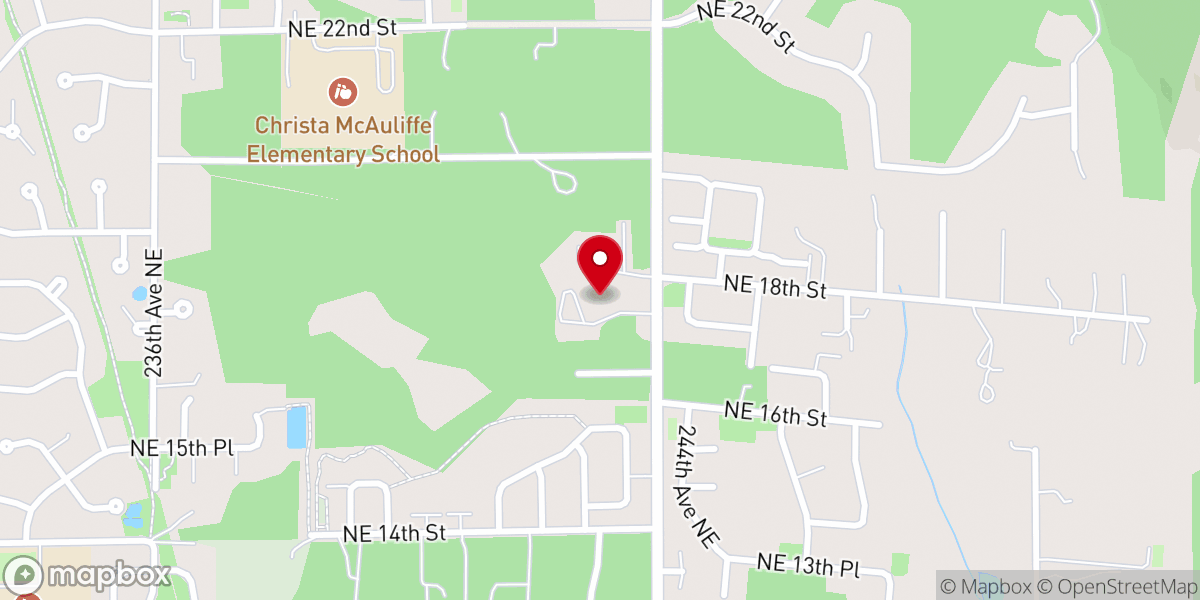 Map showing location of Good Samaritan Episcopal Church