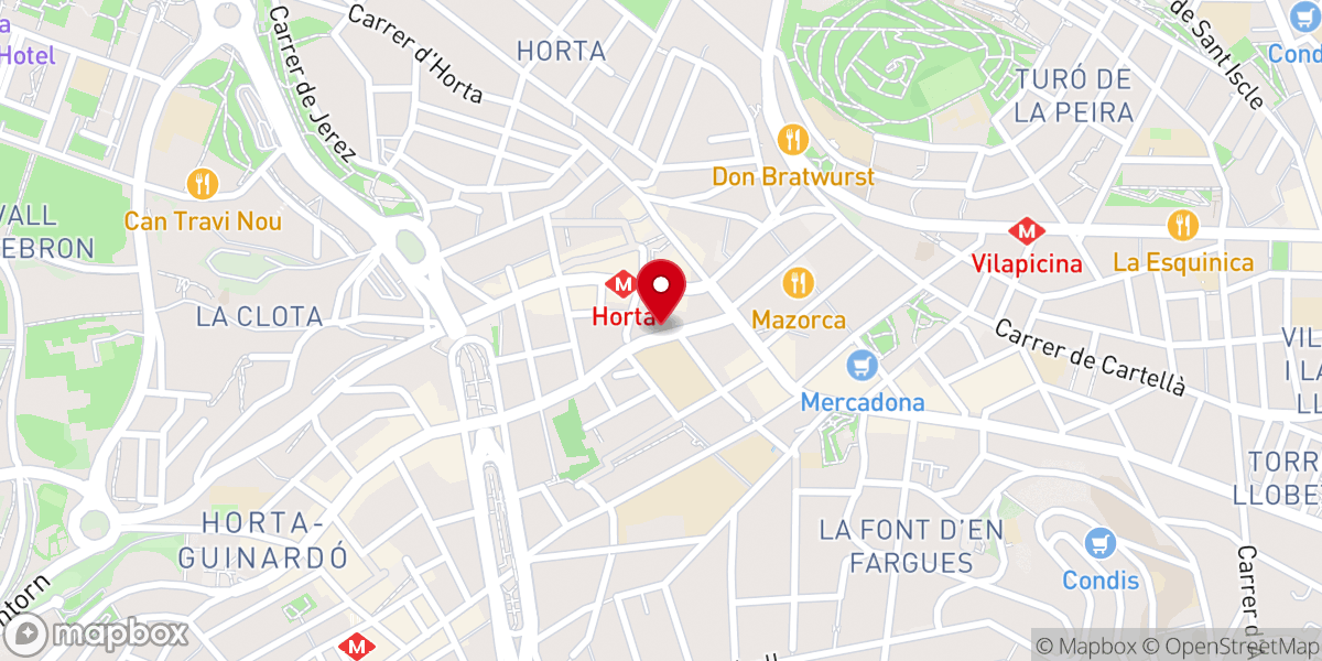 Map showing location of Iglesia De Cristo - Local de Barcelona