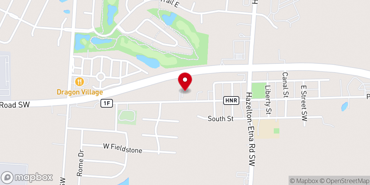 Map showing location of Daybreak Church