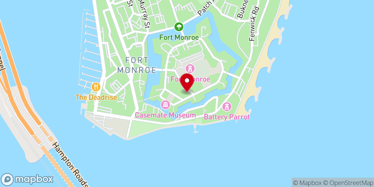 Map showing location of Chapel of the Centurion