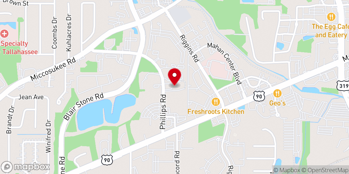 Map showing location of Holy Mother of God Greek Orthodox Church