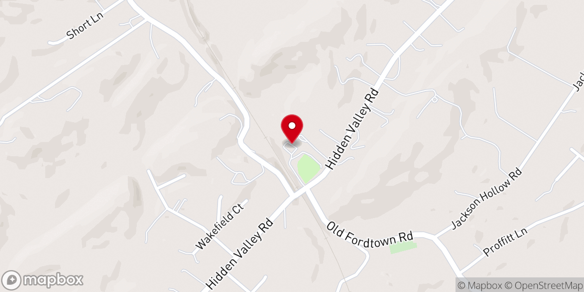 Map showing location of Bethany Evangelical Presbyterian Church
