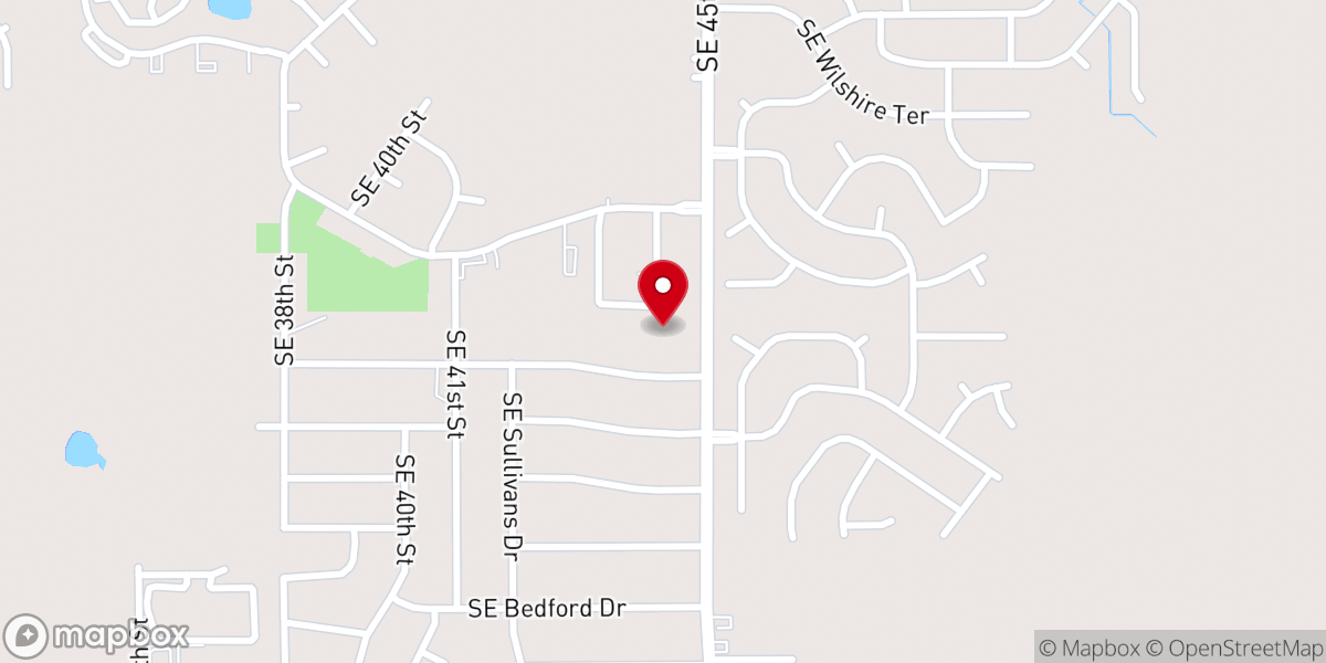 Map showing location of Sullivan Village Church of Christ