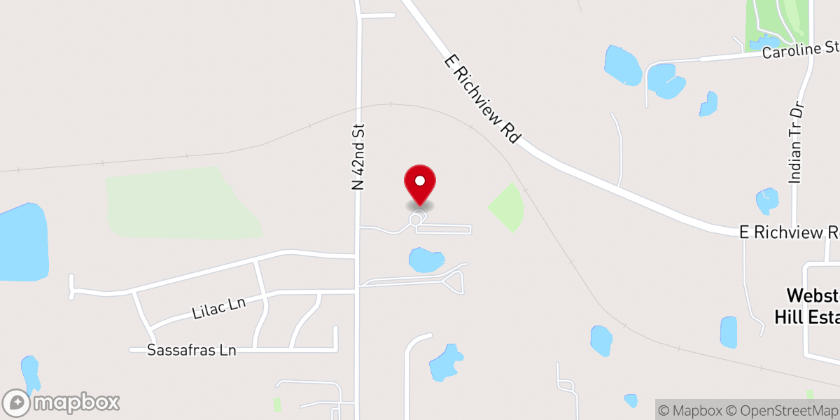 Map showing location of Logan Street Baptist Church