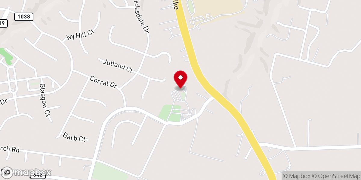 Map showing location of Macedonia United Methodist Church