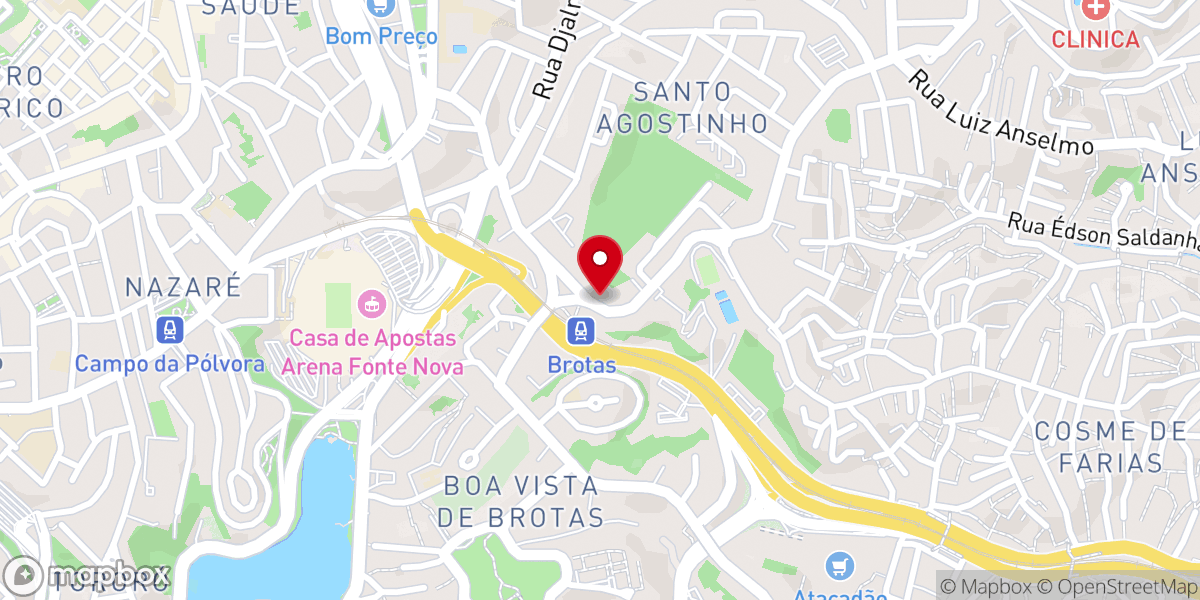 Map showing location of Igreja Pentecostal Aliança com Deus