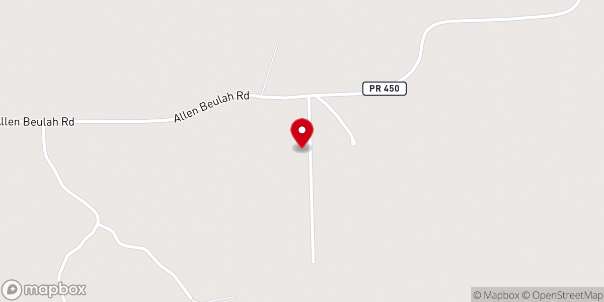 Map showing location of Morris Church