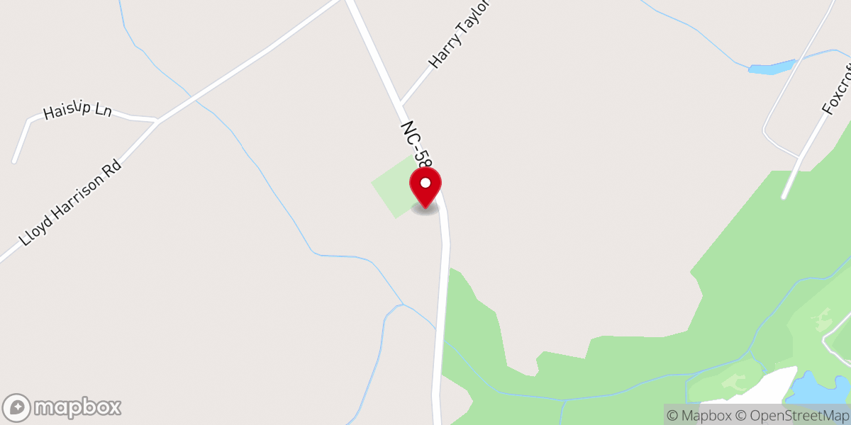 Map showing location of Rainbow United Methodist Church