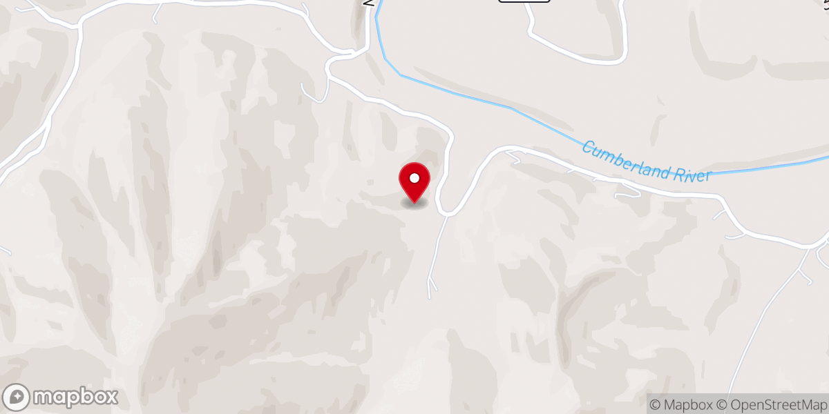 Map showing location of Poplar Grove Church