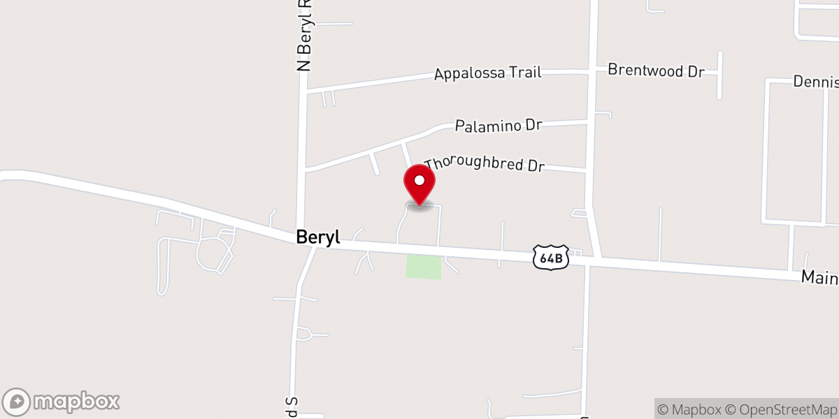Map showing location of First Vilonia