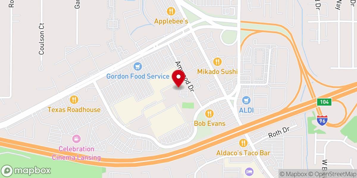 Map showing location of St Michael's Episcopal Church