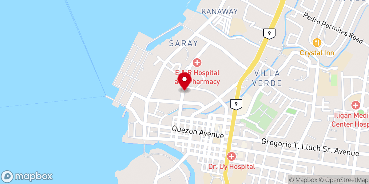 Map showing location of First Landmark Missionary Baptist Church
