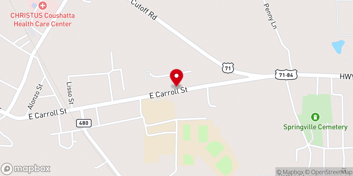 Map showing location of Freedom Worship Center