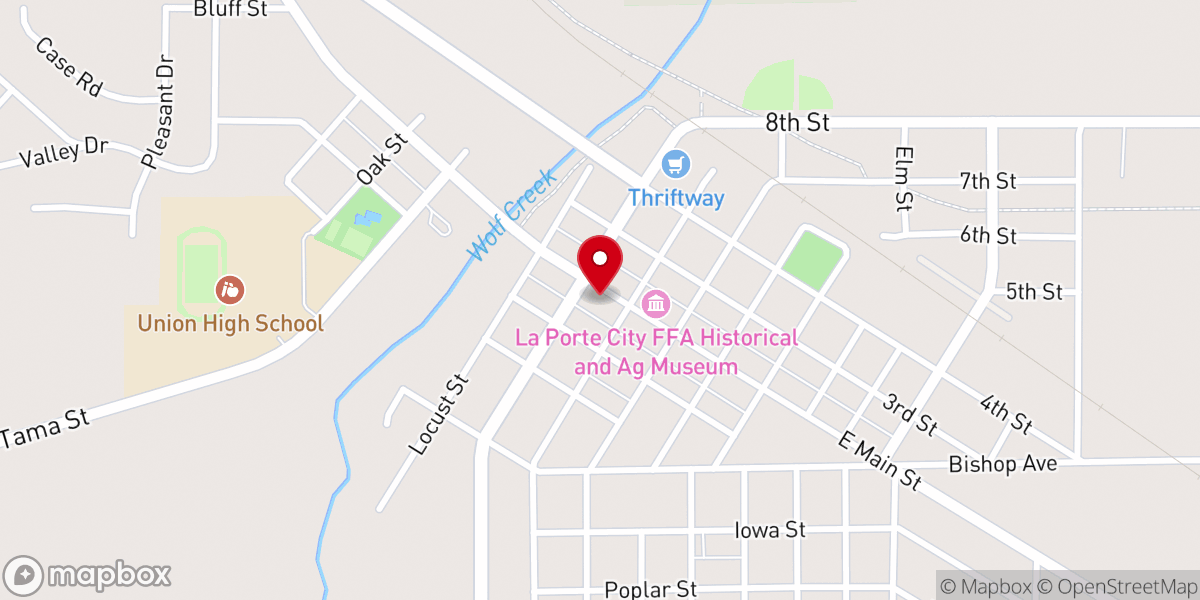 Map showing location of Church of God International