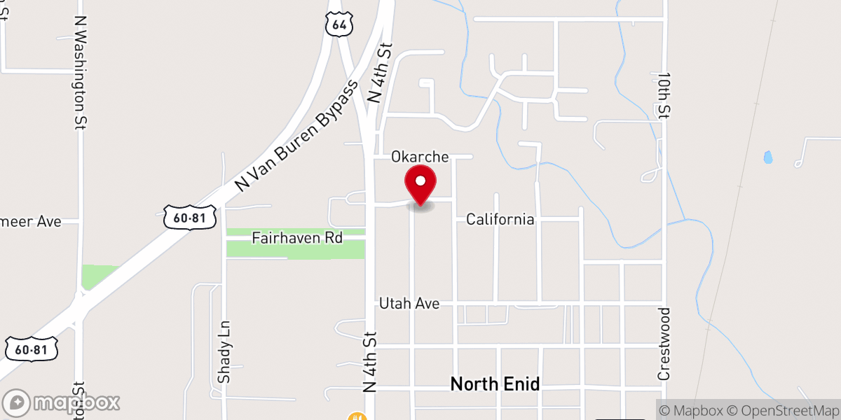 Map showing location of Driftwood Fellowship