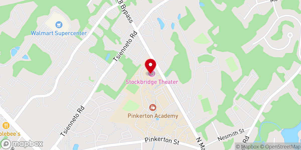 Map showing location of Stockbridge Theatre