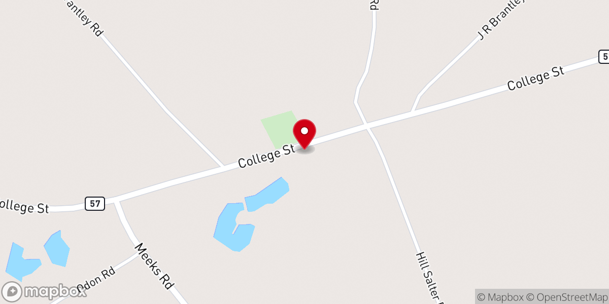 Map showing location of Rehoboth Missionary Baptist Church