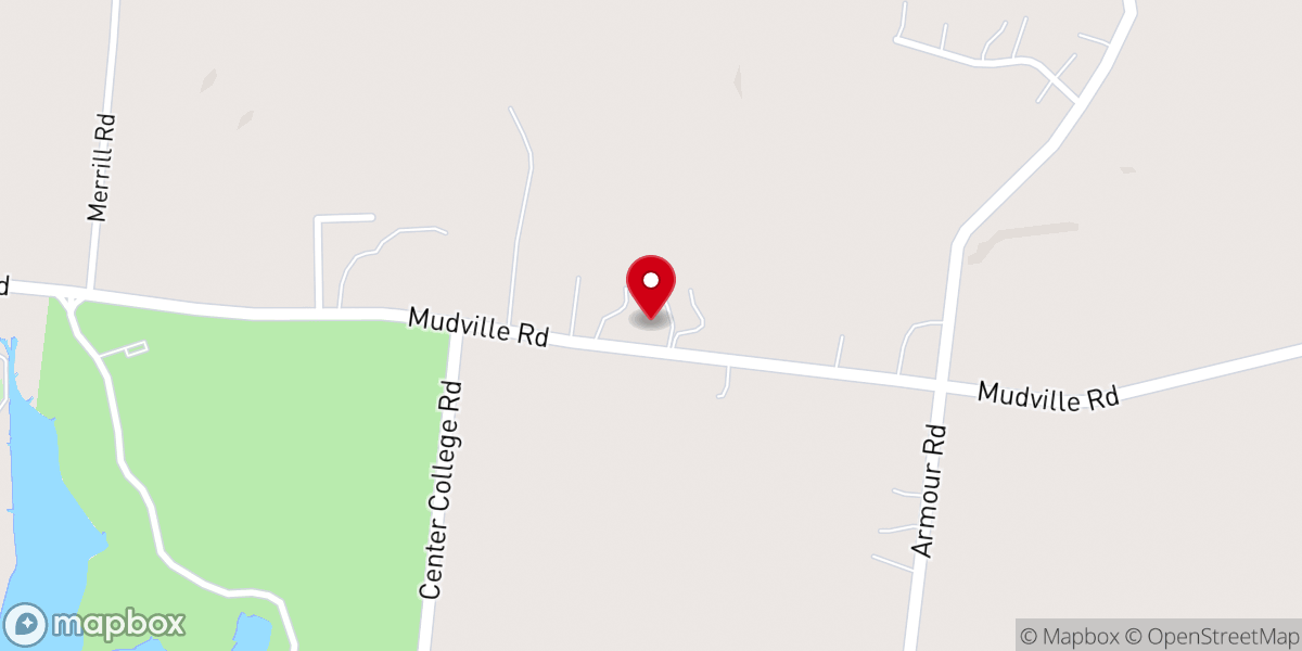 Map showing location of Kerrville Church