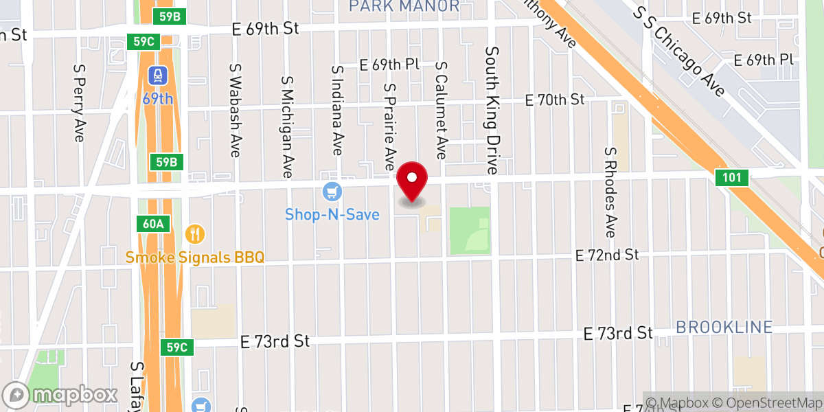 Map showing location of Saint Columba Roman Catholic Church