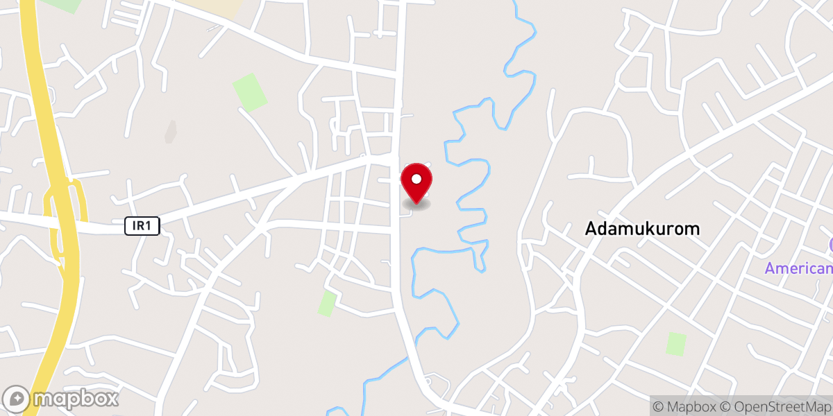 Map showing location of The Church of Pentecost Prisons Quarters Worship Centre