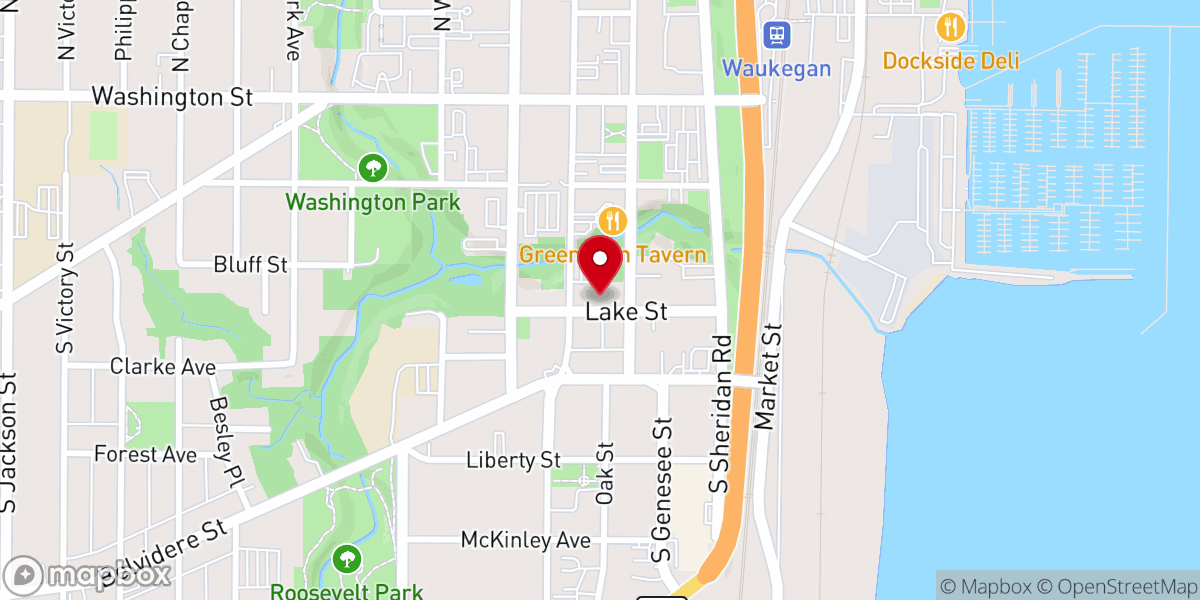 Map showing location of Jesus Name Apostolic Church