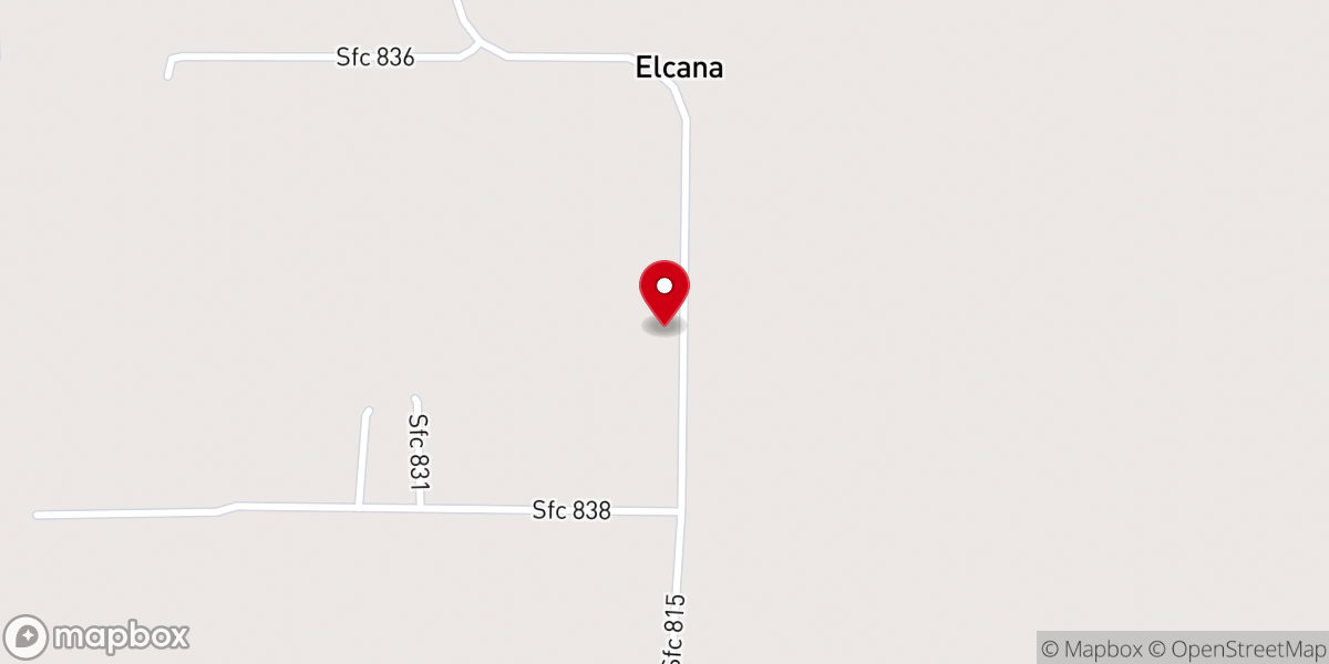 Map showing location of Elcannon Missionary Baptist Church
