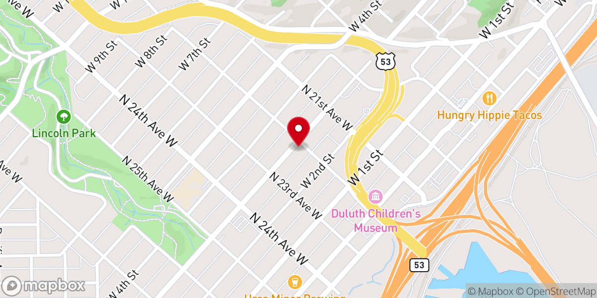 Map showing location of Water's Edge Community Church