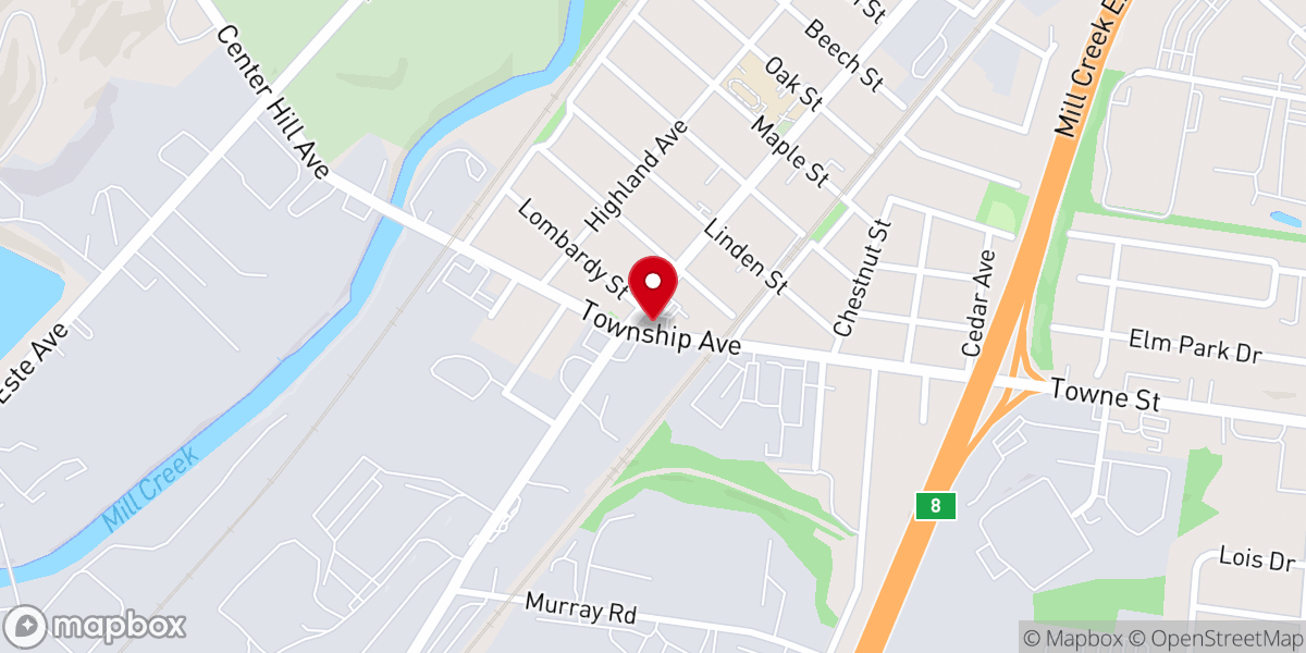 Map showing location of Our Lady of Lavang Church