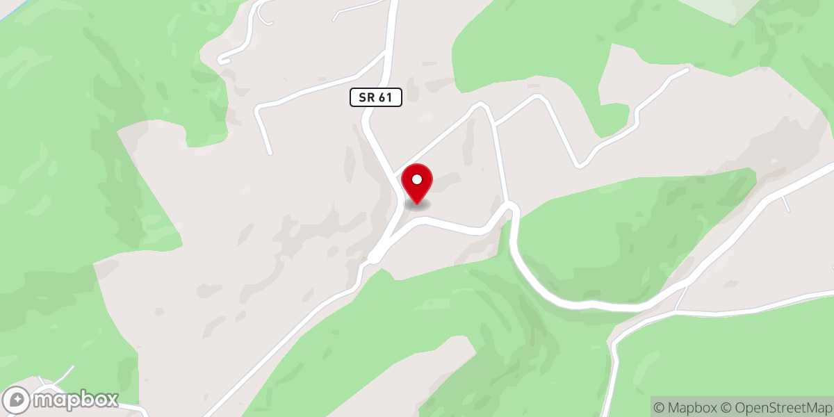Map showing location of Community Baptist Church