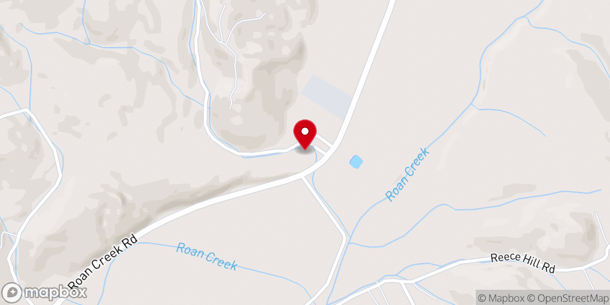 Map showing location of Pleasant View Church