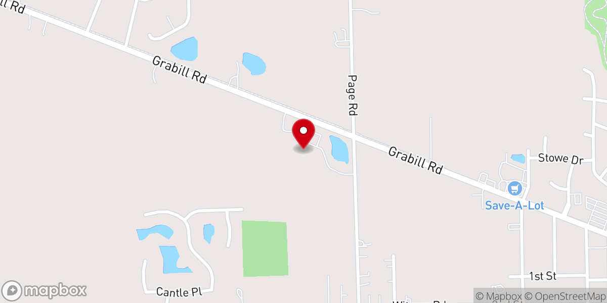 Map showing location of Crossview Church