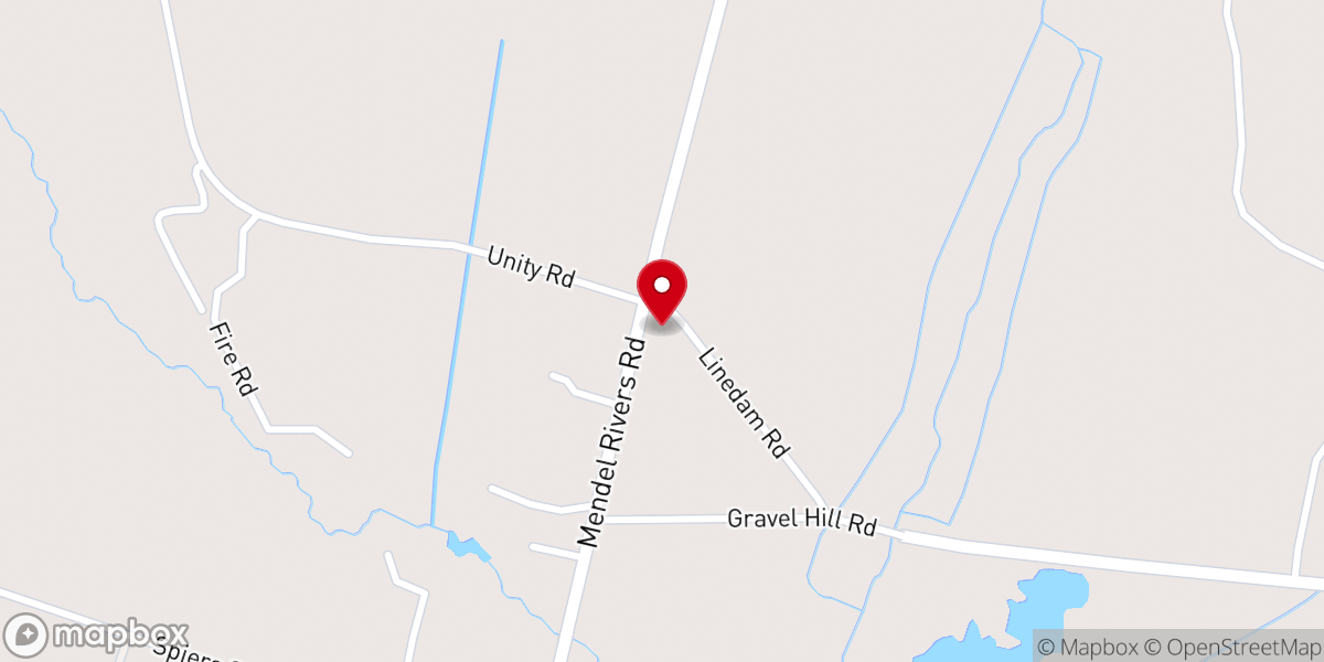 Map showing location of St Peter Ame Church