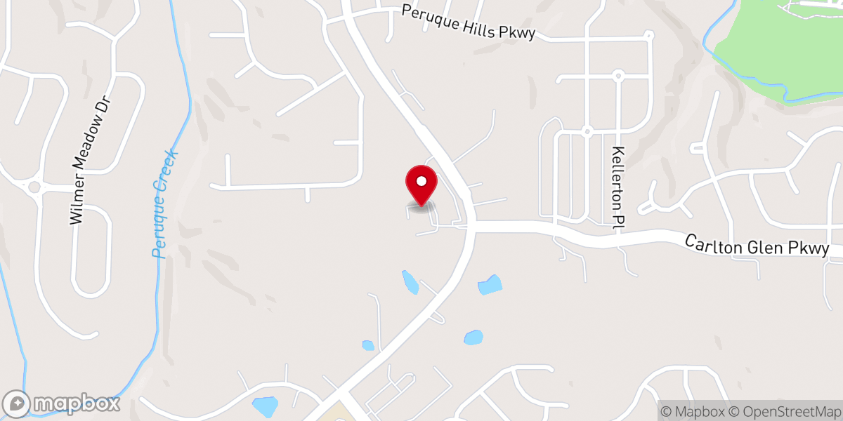 Map showing location of Wentzville Christian Preschool