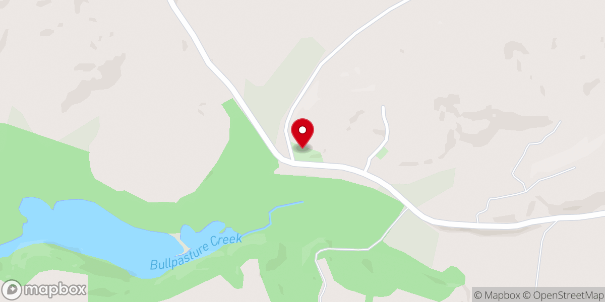 Map showing location of Dunbar Chapel Baptist Church