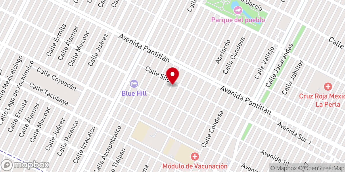 Map showing location of Iglesia de Dios 7º día Comunidad Villada Templo Bethel
