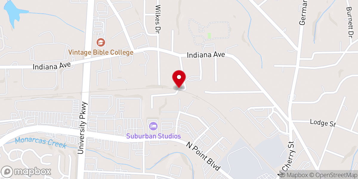 Map showing location of Iglesia La Sangre De Jesucristo