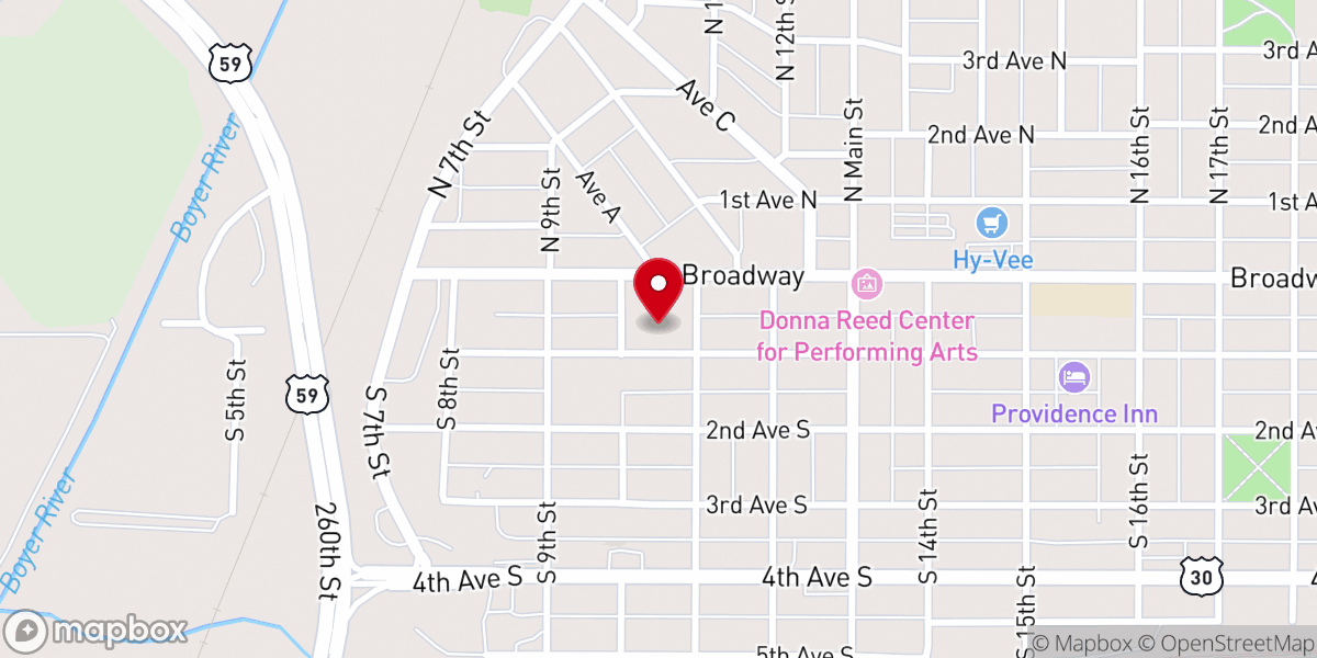 Map showing location of Unity Ridge Lutheran School