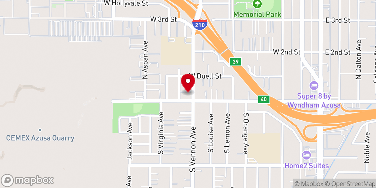 Map showing location of Indonesian-American Seventh-day Adventist Church