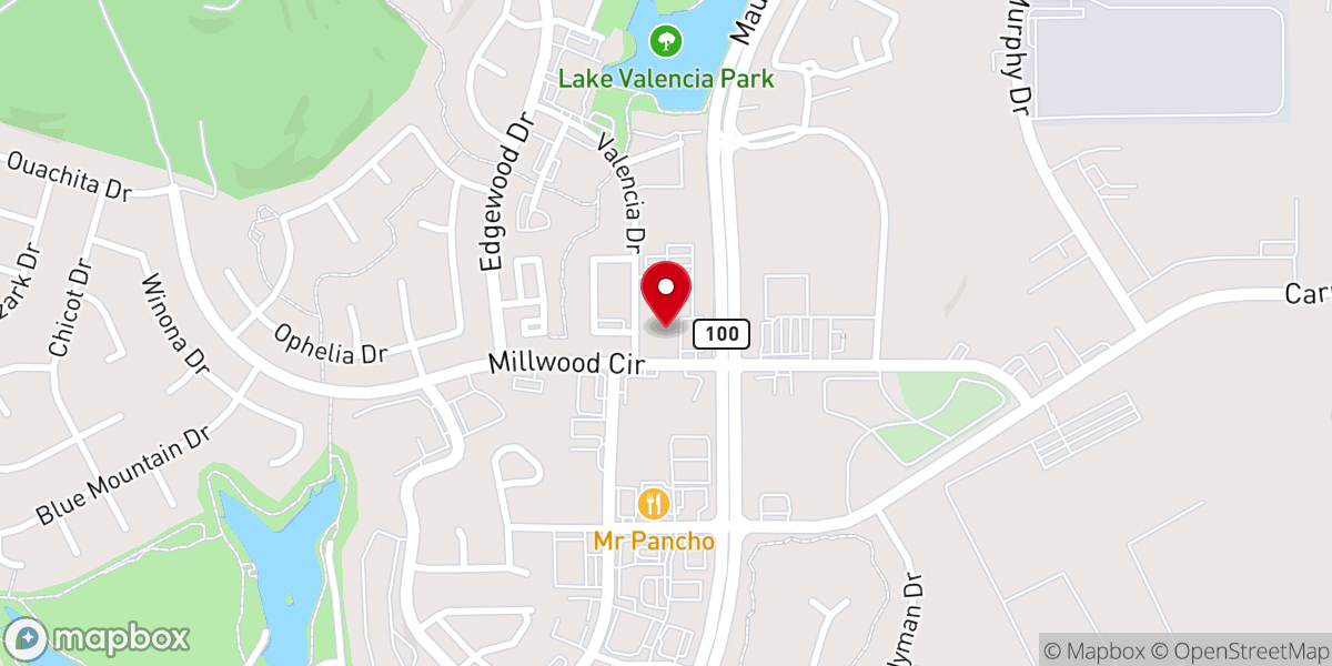 Map showing location of Church of Maumelle