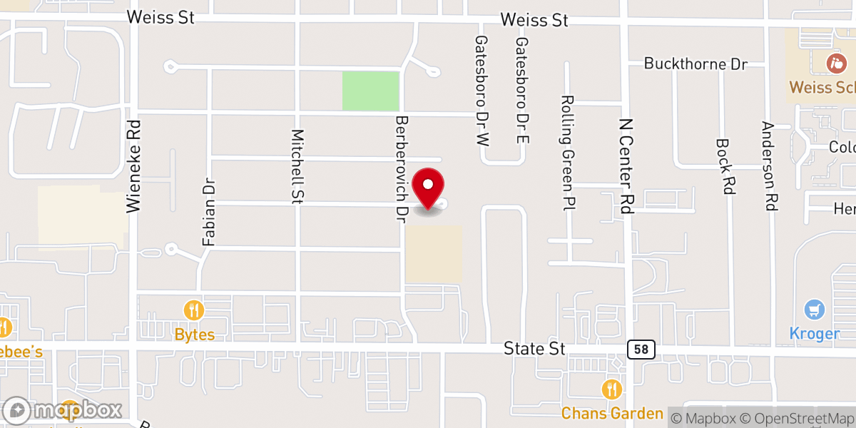Map showing location of St Thomas Aquinas Convent