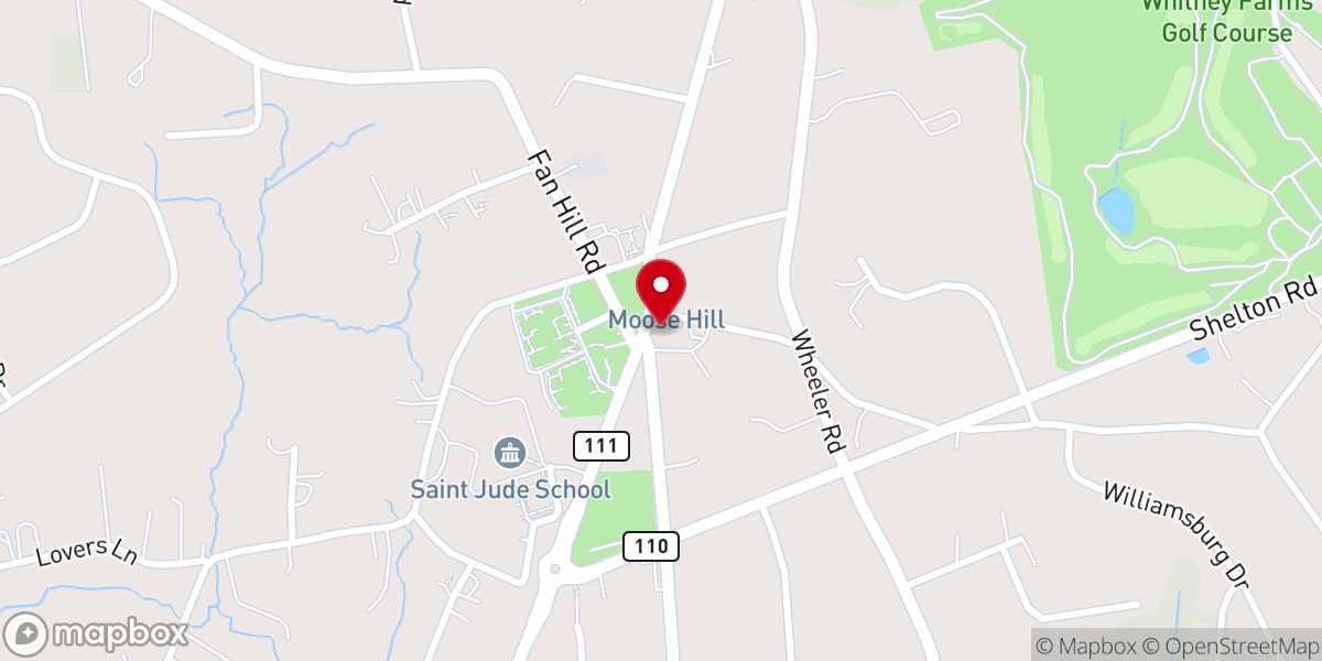 Map showing location of St. Peter’s Grace Episcopal Church
